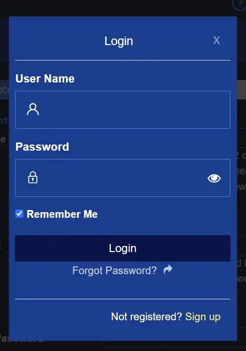 LB33 Mobile Login